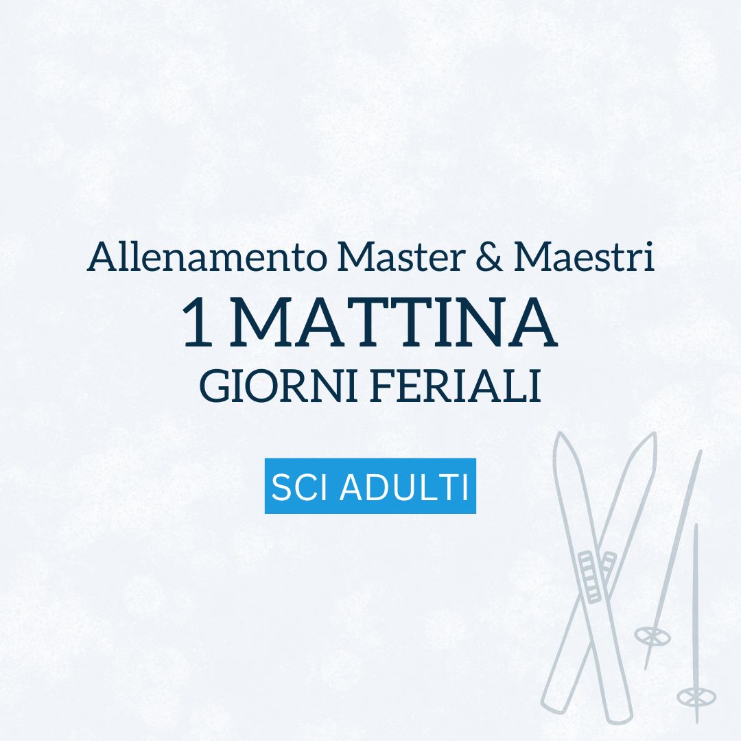 allenamento adulti - 1 mattina - giorni feriali