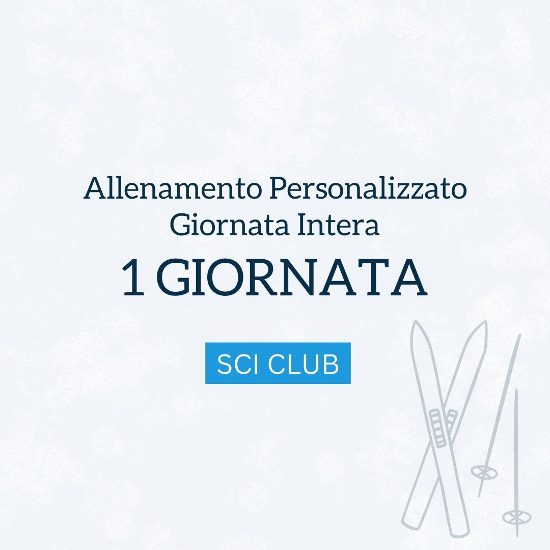 allenamento personalizzato - giornata intera - 1 giornata