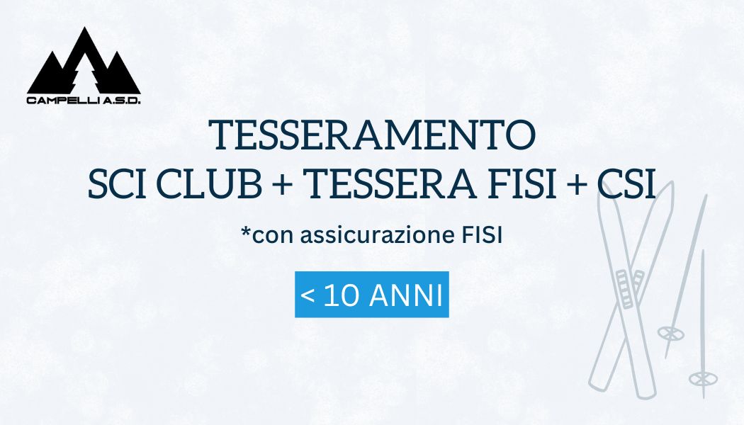 Sci Club + Tessera FISI + CSI